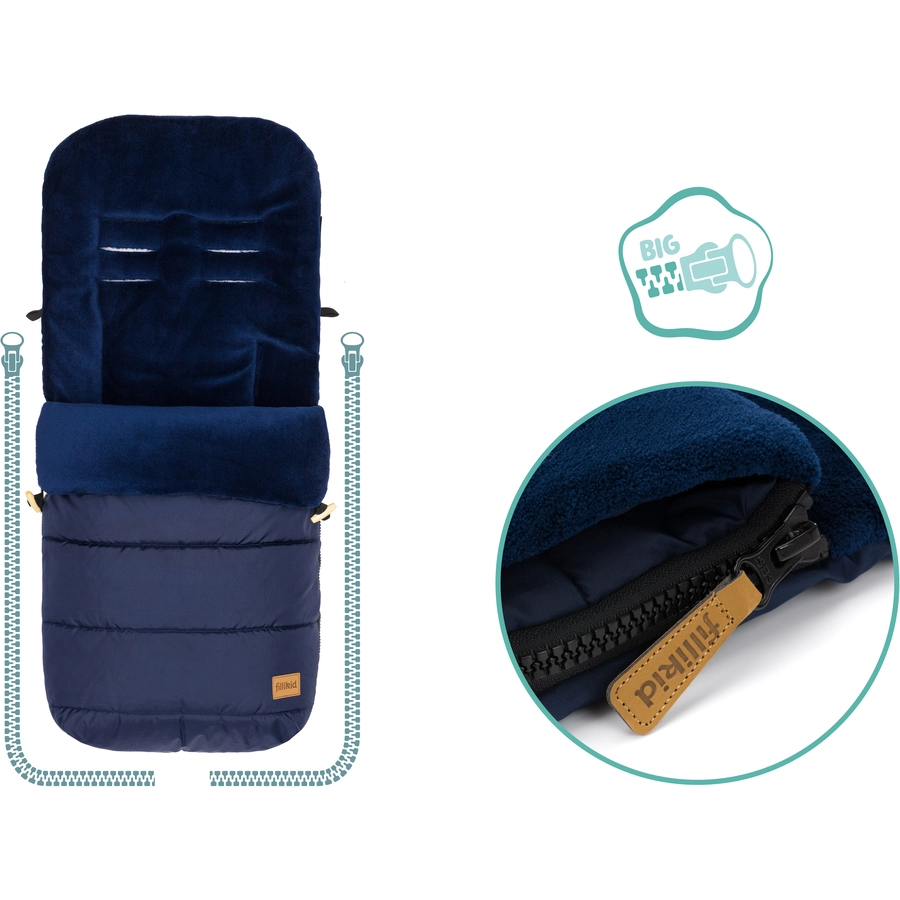 fillikid Winterfußsack Lanin Navy