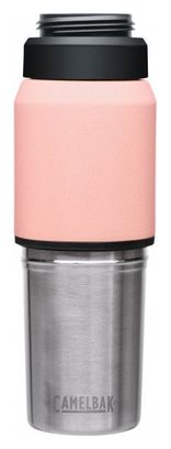 Bouteille Isotherme 2-en-1 Camelbak Multibev 500 ml dont tasse 350ml Rose