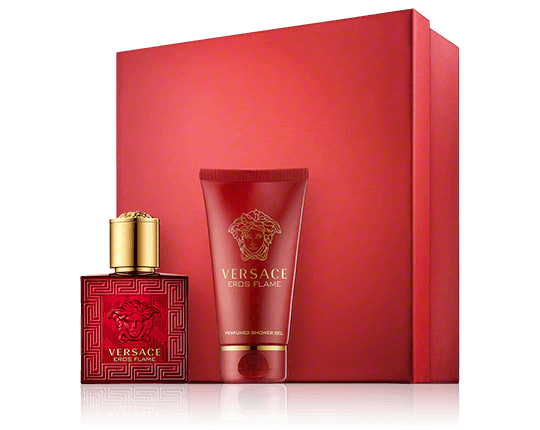Versace Eros Flame Set mit Shower Gel 30ml-50ml