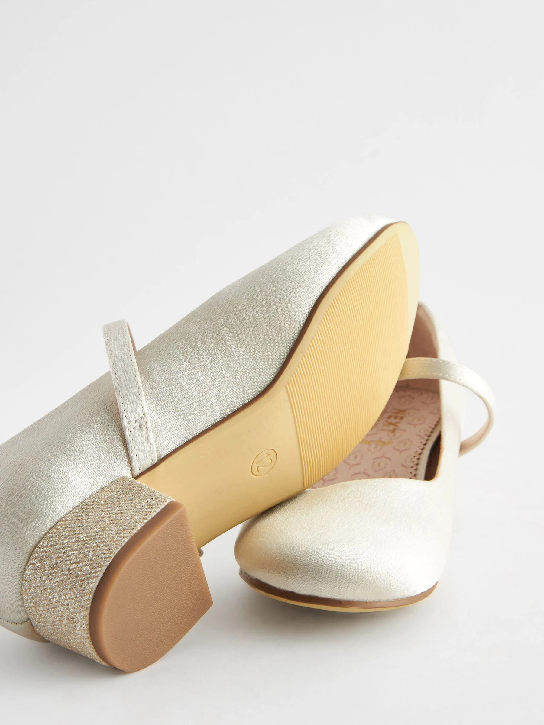 Ivoor - Mary Jane bloemenmeisjes hakschoenen