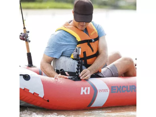 Kayak intex excursion pro 1 personne - Rouge - L 91 x P 305 x H 46 cm