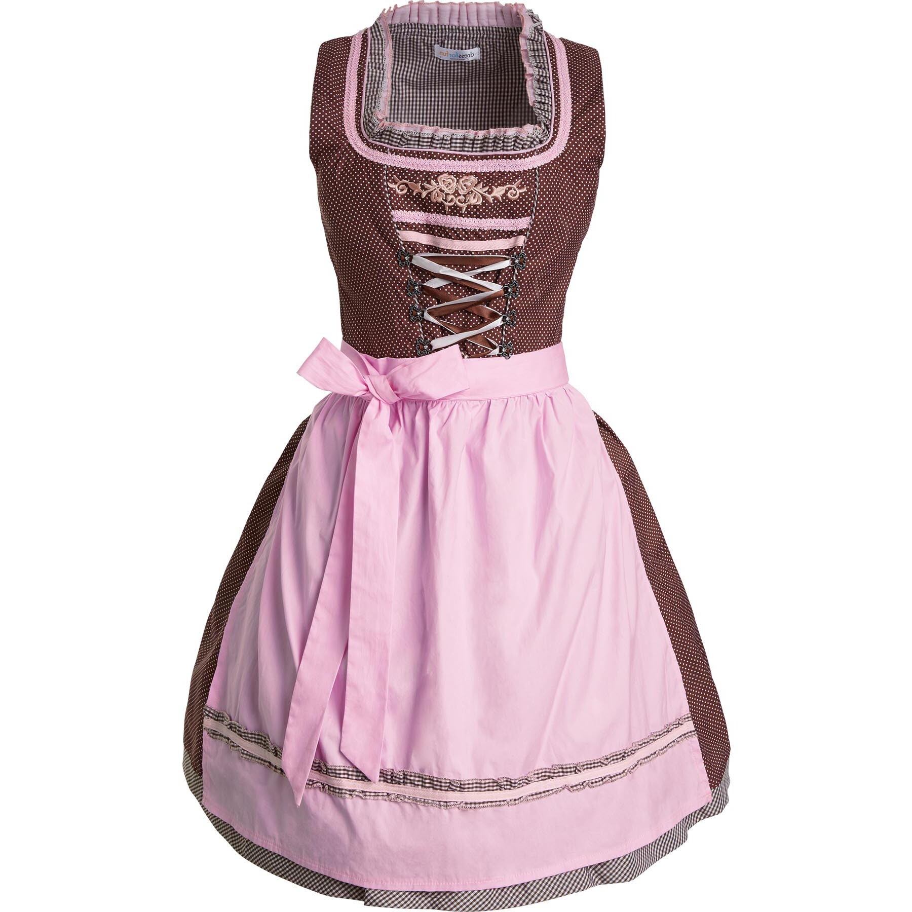 tectake® Frauenkostüm Mini-Dirndl Altötting Modell 2