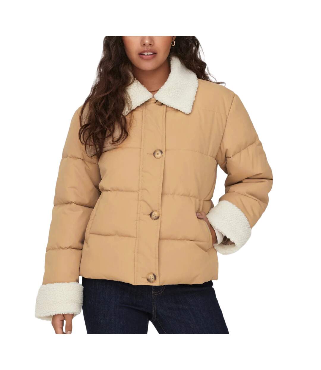 Manteau Marron Femme JDY Vesla