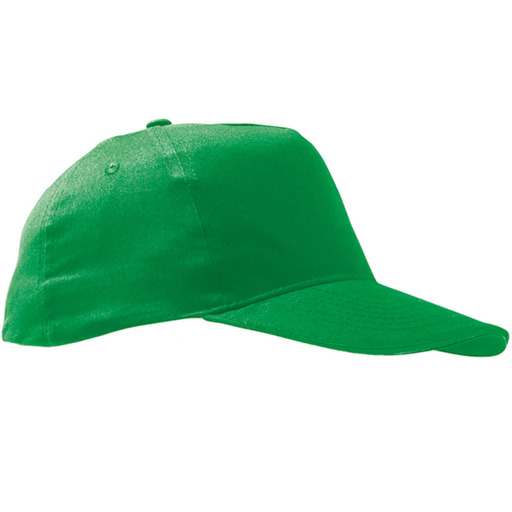 Boné liso unissex para meninos/meninas, ideal para verão/praia/piscina, Sols (verde grama)