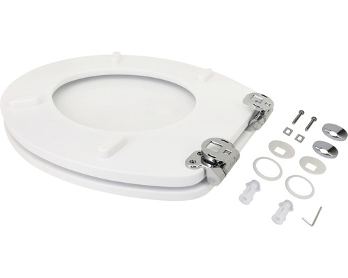 form&style toiletzitting MDF Sculptuur Hart met soft-close mechanisme en eenvoudig afneembaar