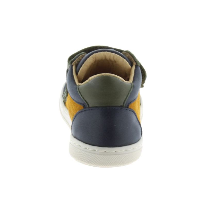 Acebos Acebos Basket Marine Vert Jaune Velcros