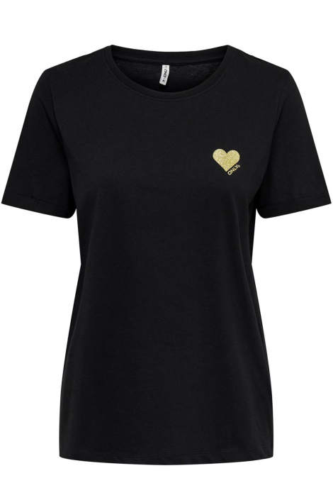 Only zwarte dames t-shirt