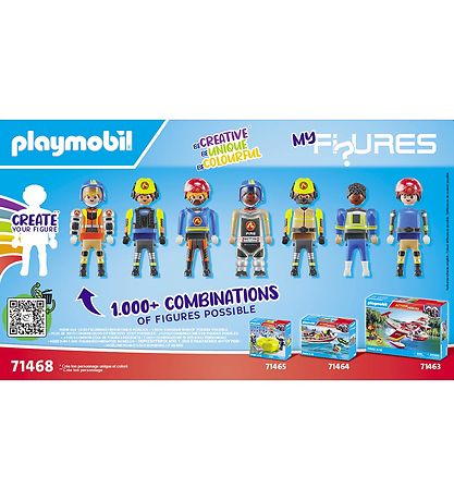 Playmobil Action Helden - My Figures: Brandvæsen - 71468 - 70 Si
