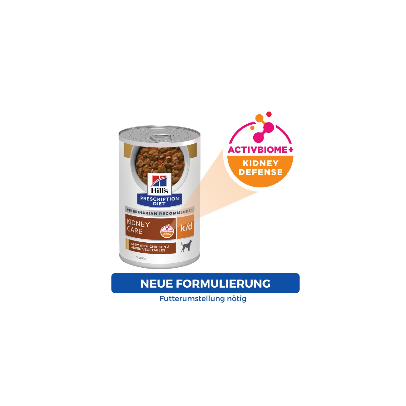 Hill's Prescription Diet Kidney Care k/d Ragout mit Huhn und zugefügtem Gemüse 12x354g