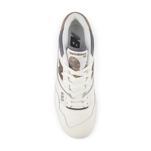 New Balance 550 Sneakers, Sea Salt/Dark Mushroom, 42