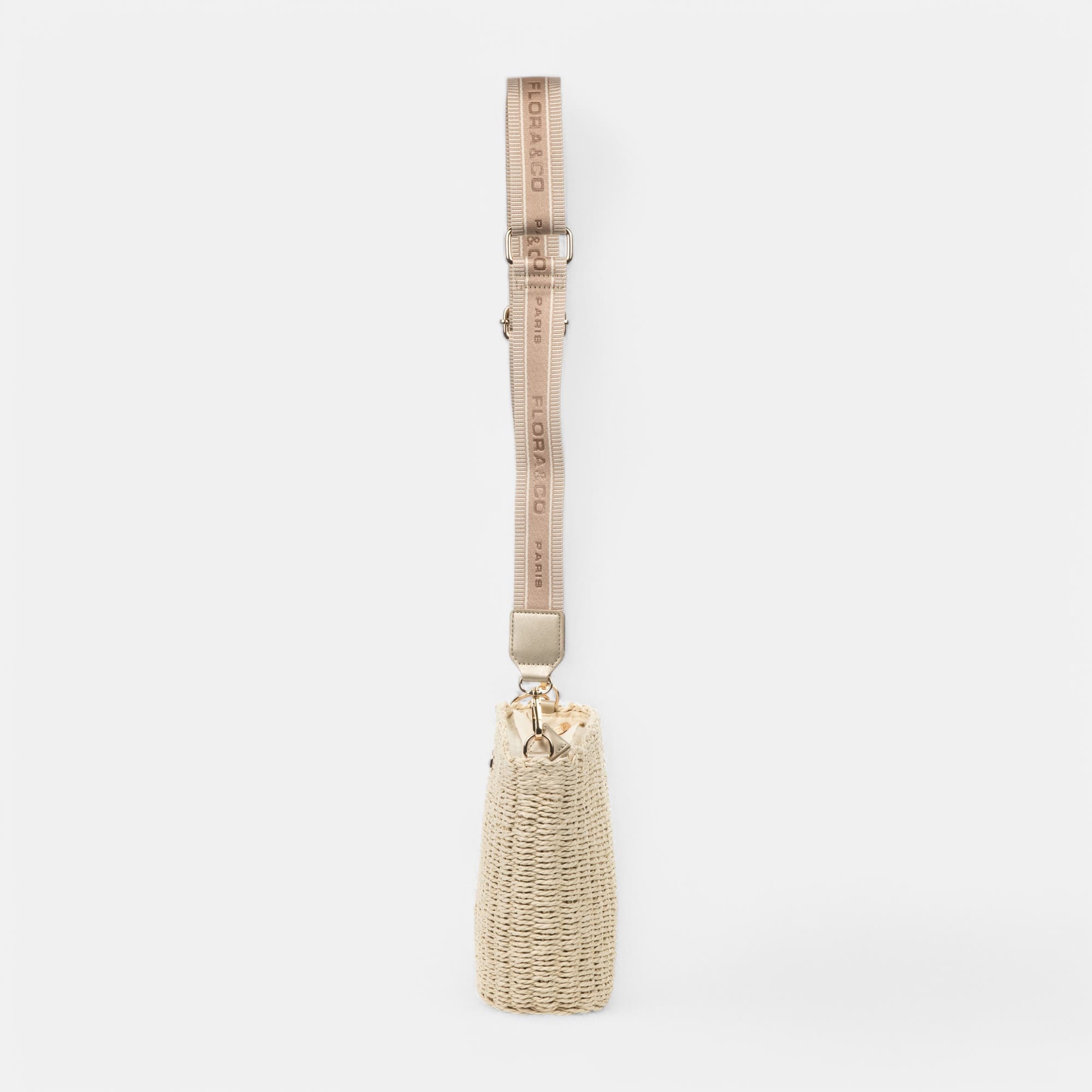Sac bandoulière beige