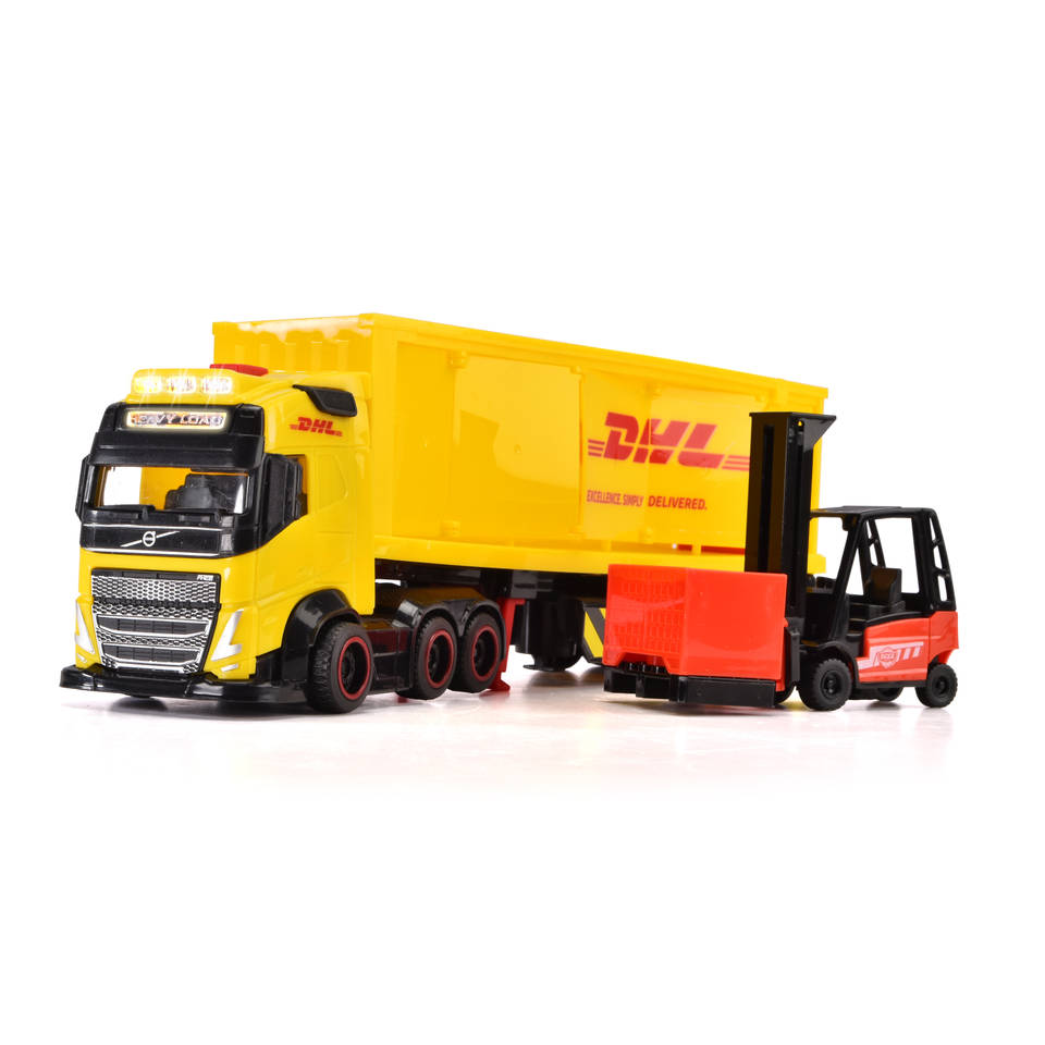 Dickie Toys Volvo FH16 DHL vrachtwagen - 35 cm