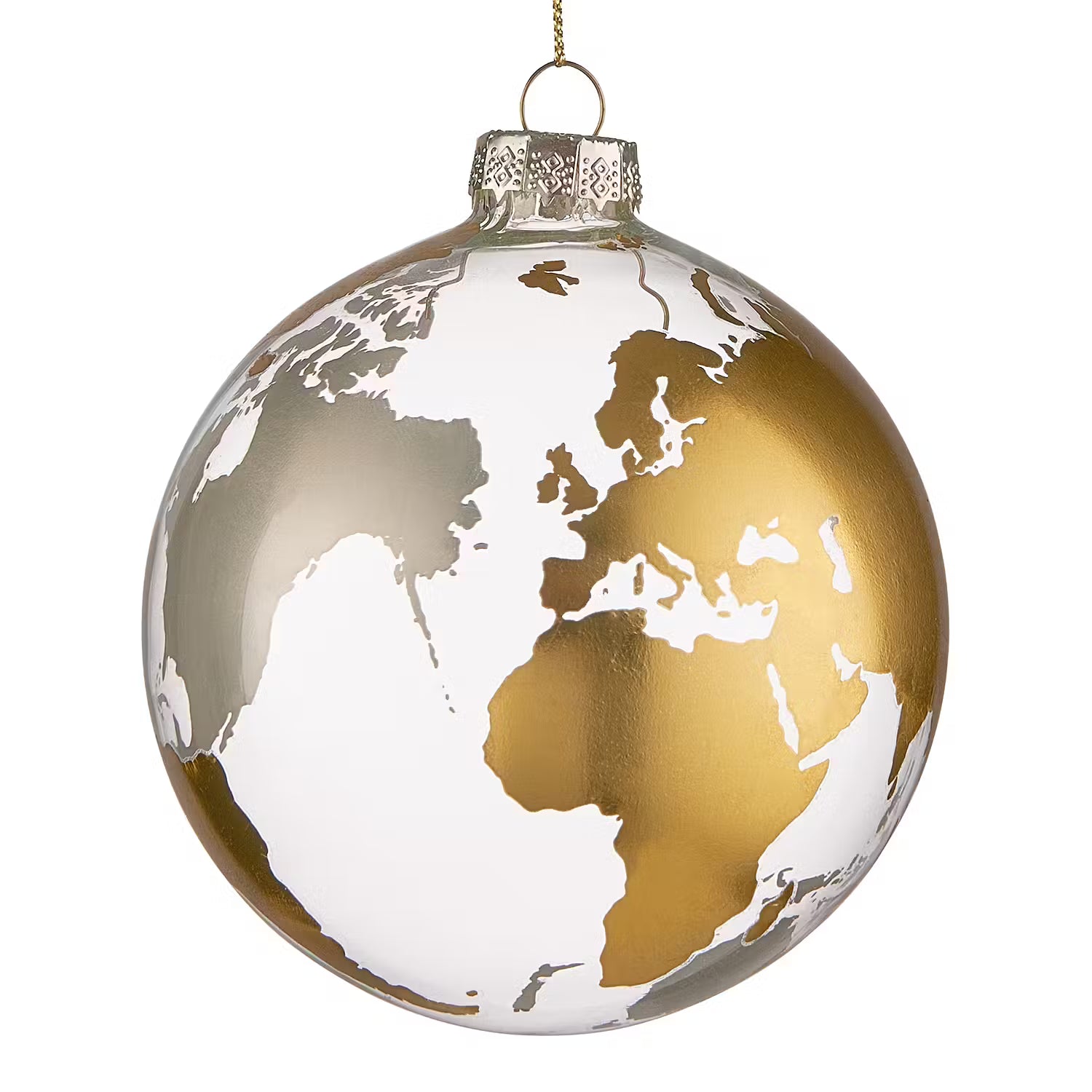 HANG ON Weihnachtskugel Weltkugel