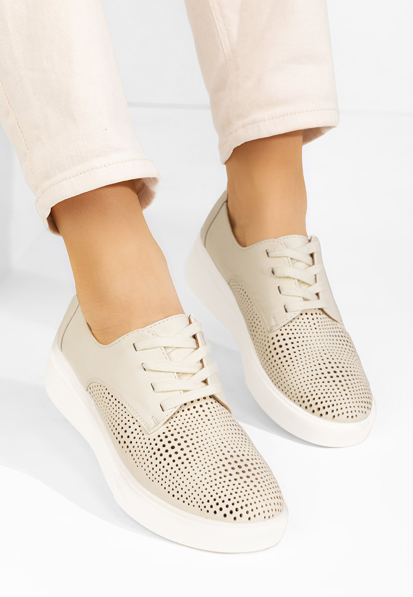 Chaussures casual femme beige Desiree