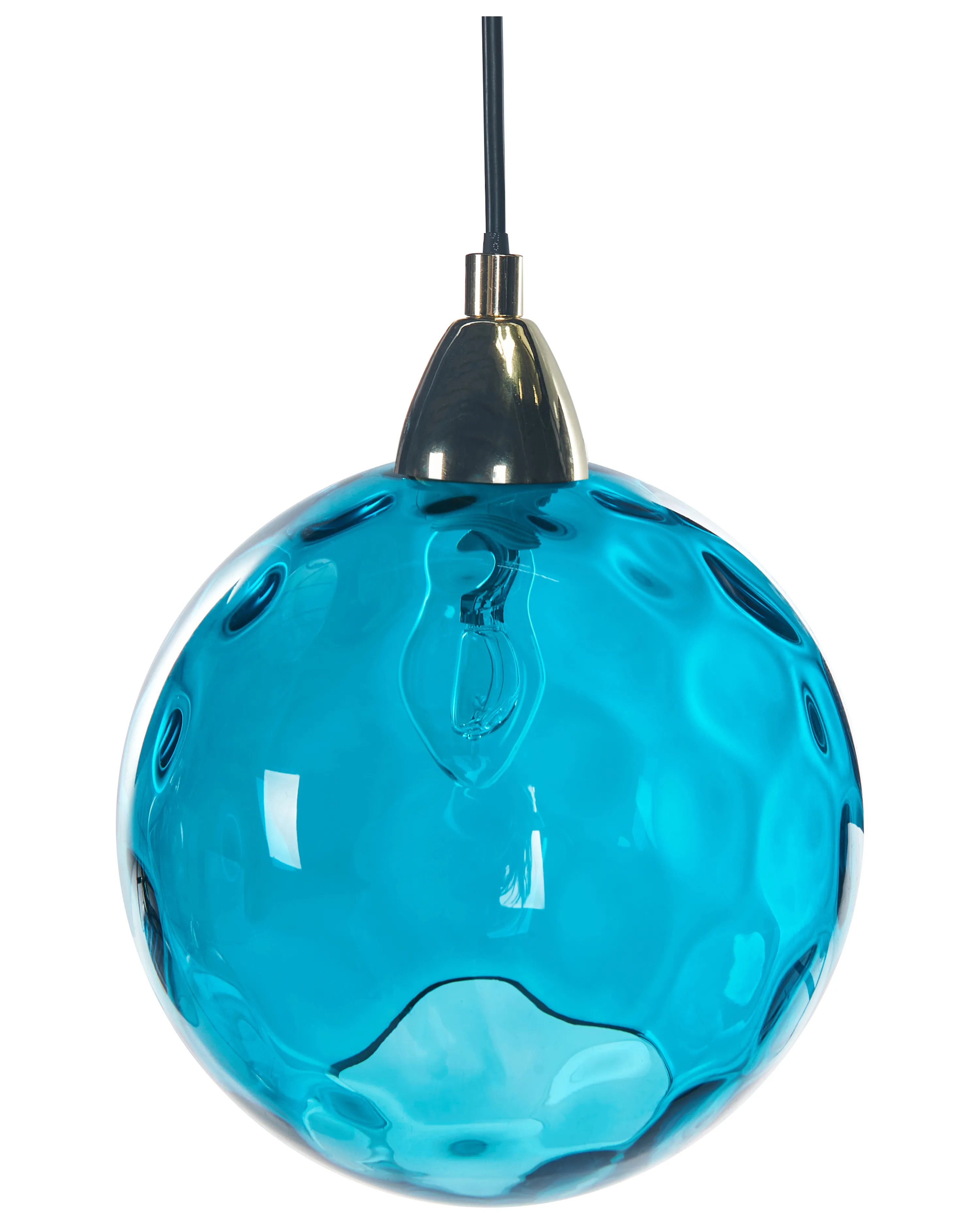 Hanglamp PABELLON Glas Blauw