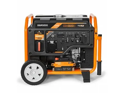 Daewoo GDA6600EI, 5000 W, 230 V, 17 L, benzin, 312 cm³, 9,5 hk