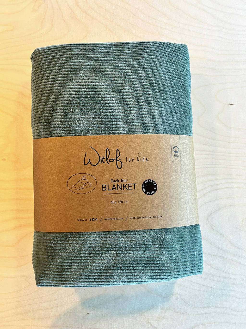 Tuck-Inn all season ledikantdeken Forest Green velvet rib