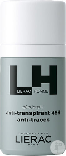Lierac Homme Déodorant Anti-Transpirant 48h Anti-Traces Roll-On 50ml