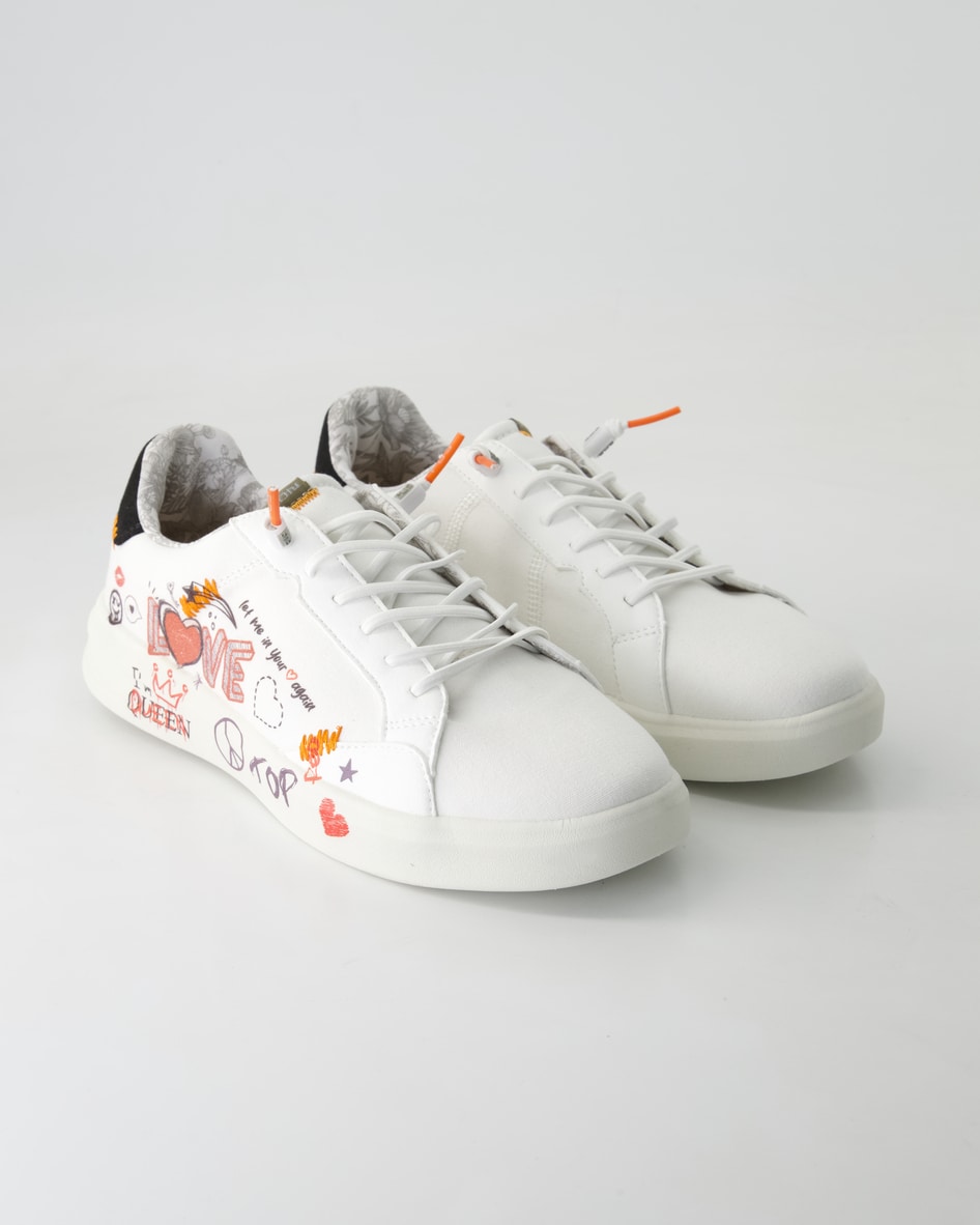 Fusion Alexa Love multicolor Sneaker in Weiß