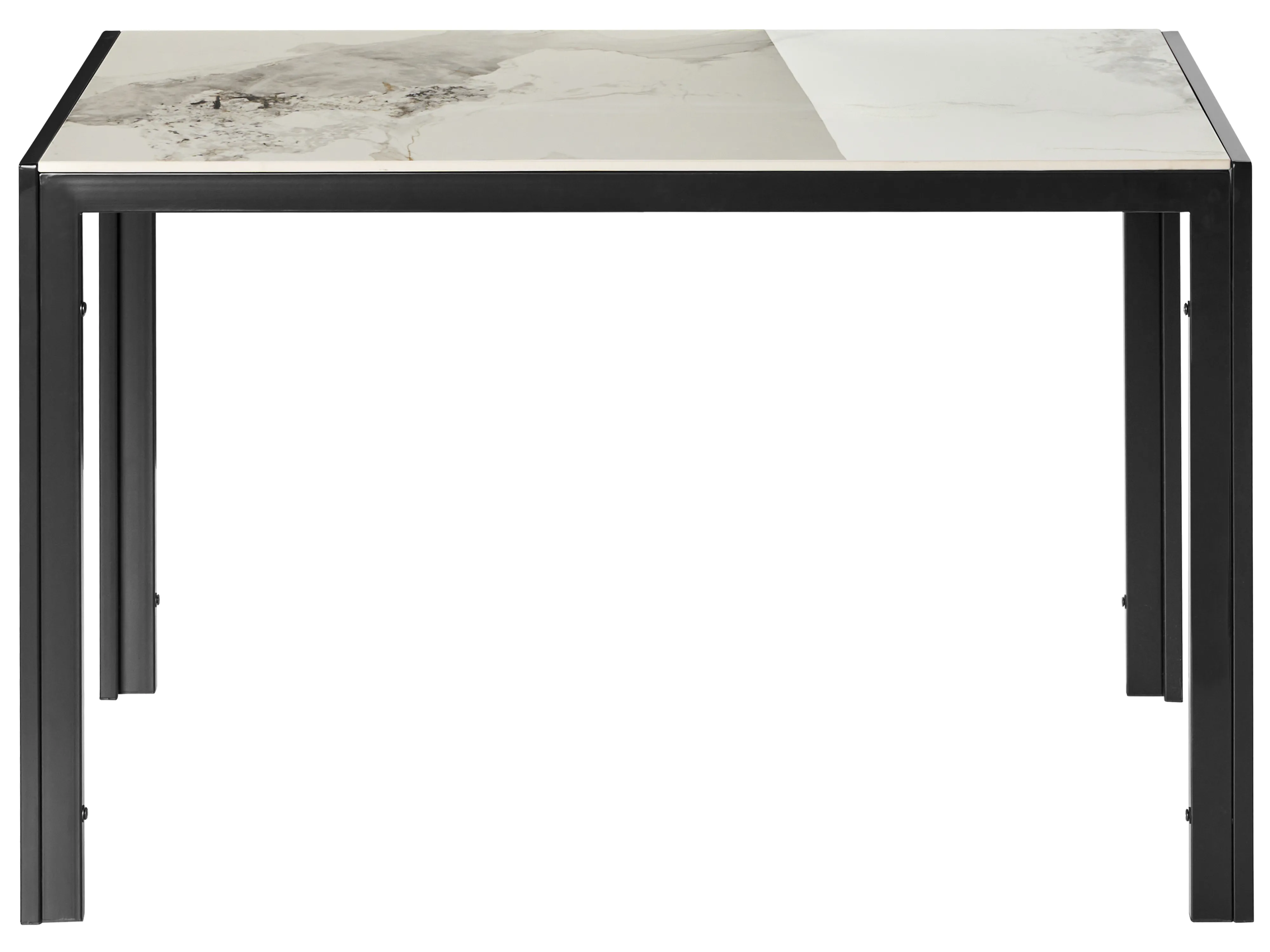 Eettafel CLARENCE Wit marmer 70 cm Keramiek 120 cm