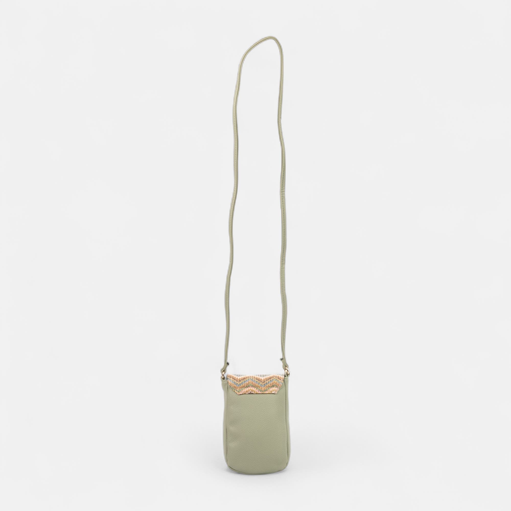 Pochette pour téléphone vert clair
