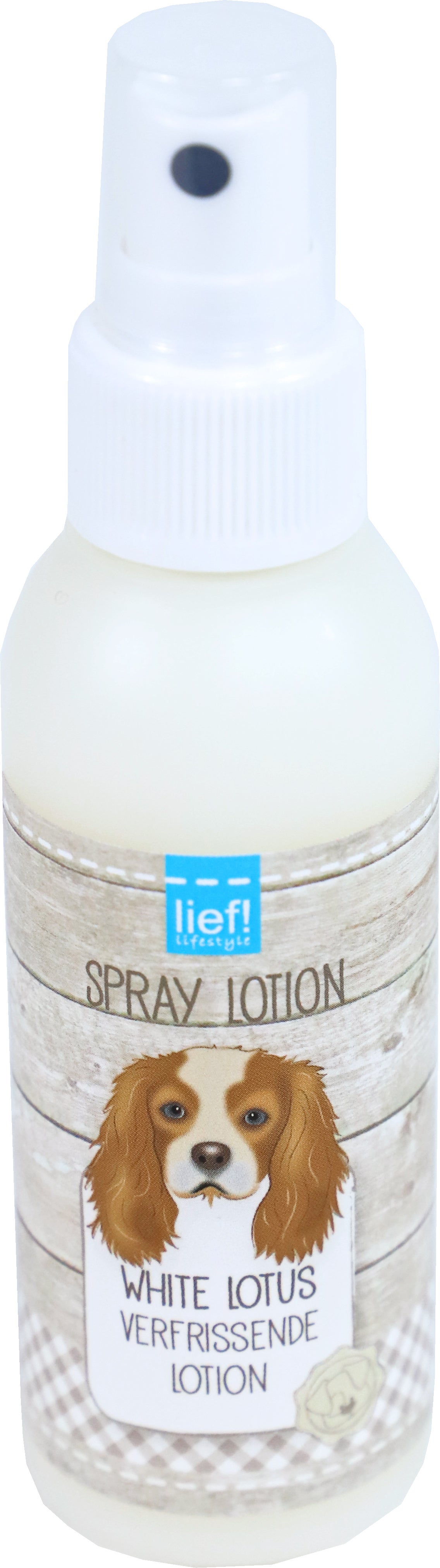 Lief! Hondenlotion spray white lotus 100 ml