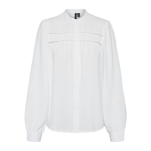 Vero Moda Emma Lace Skjorte, Snow White, S