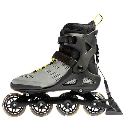 Rollerblade Rollschuhe - Macroblade - 80 ABT - Silber/Neongelb