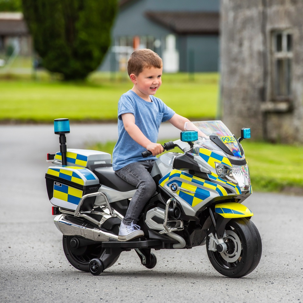 BMW Polizeimotorrad 12V Elektro-Aufsitzmotorrad