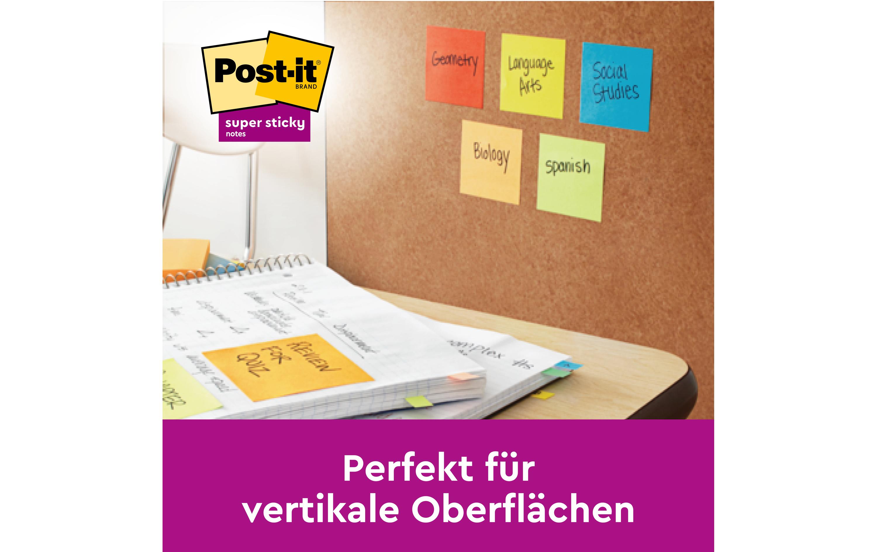 Notizzettel Z-Notes Super Sticky Gelb 7.6 cm x 7.6 cmPost it 20 Blöcke + 4 gratis Blöcke in praktischer Box