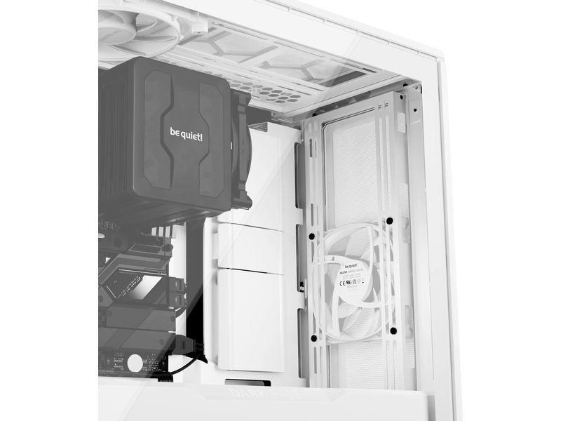 be quiet! PC-Gehäuse Dark Base 701 Weiss Gaming-Gehäuse im Full-Mesh-Design