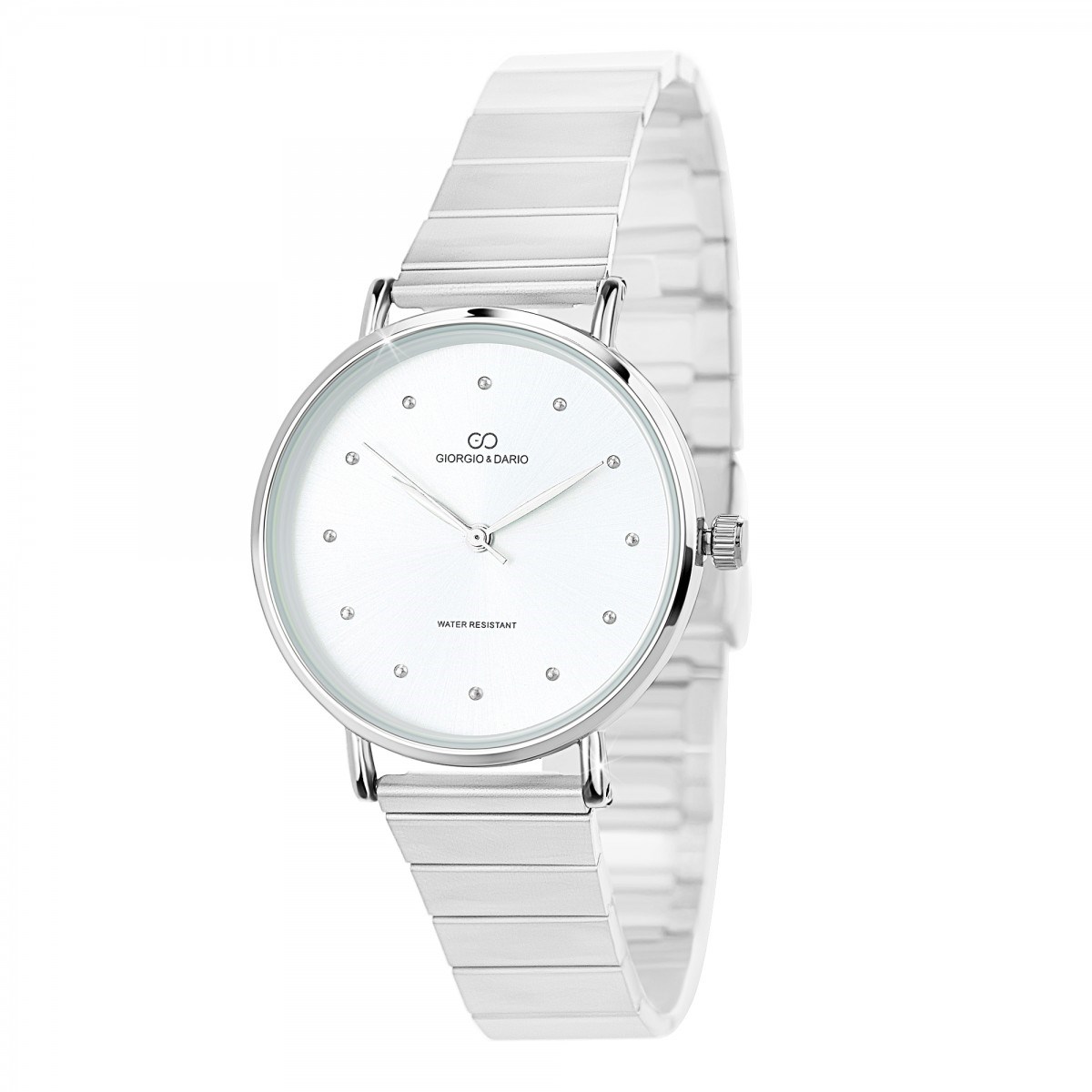 Montre Neila élégante ornée de Cristaux scintillants SC Crystal