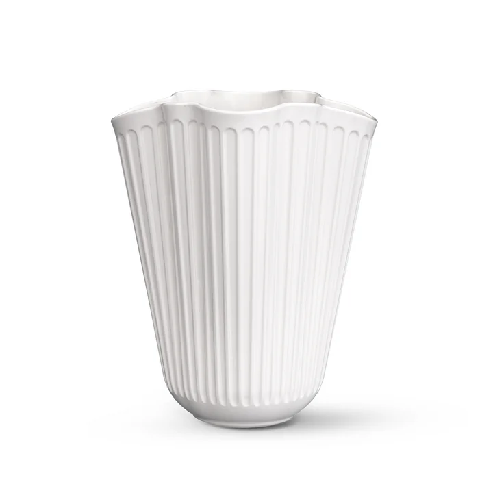 Kähler Design - Hammershøi Unfold Vase, H 20,5 cm, weiss