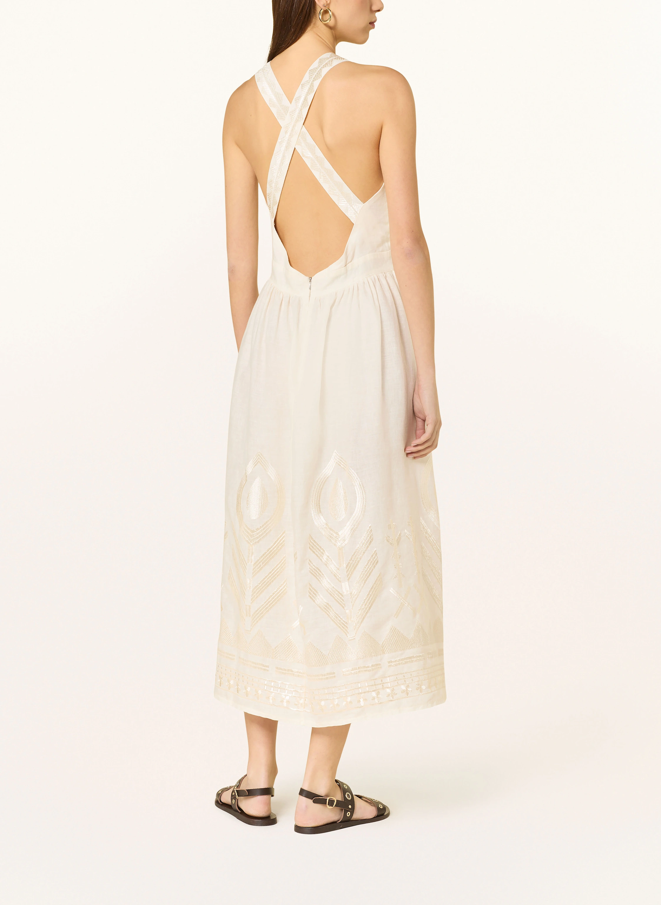 Greek Archaic Kori Kleid FEATHER aus Leinen