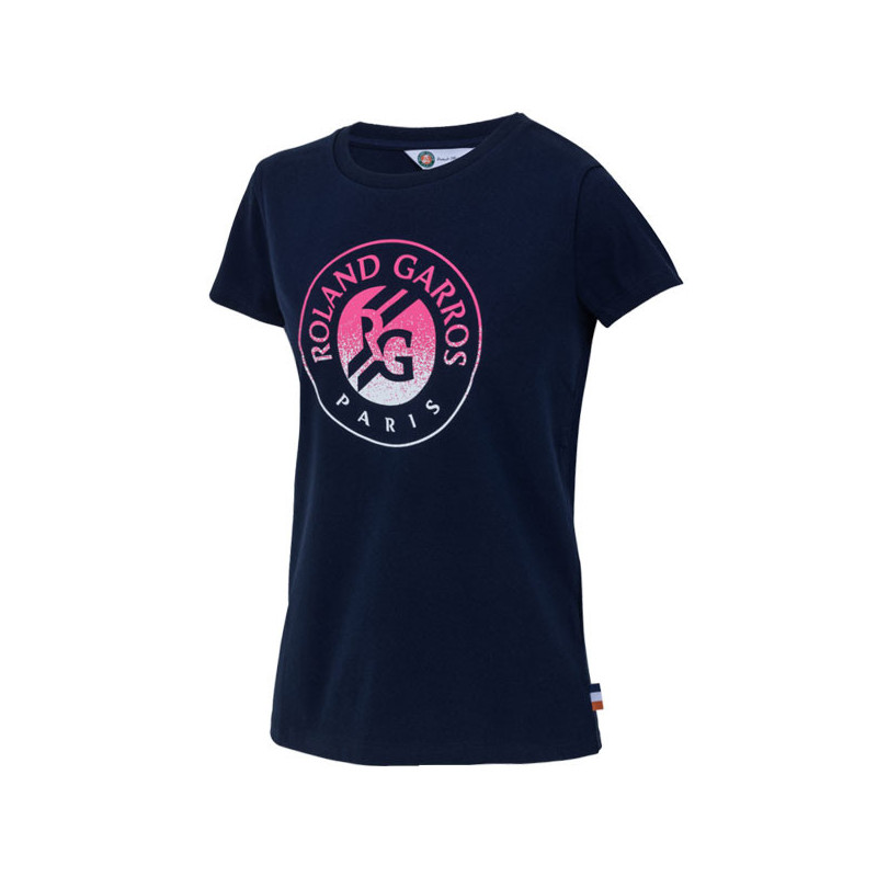 Tee-shirt Roland Garros femme Big Logo marine