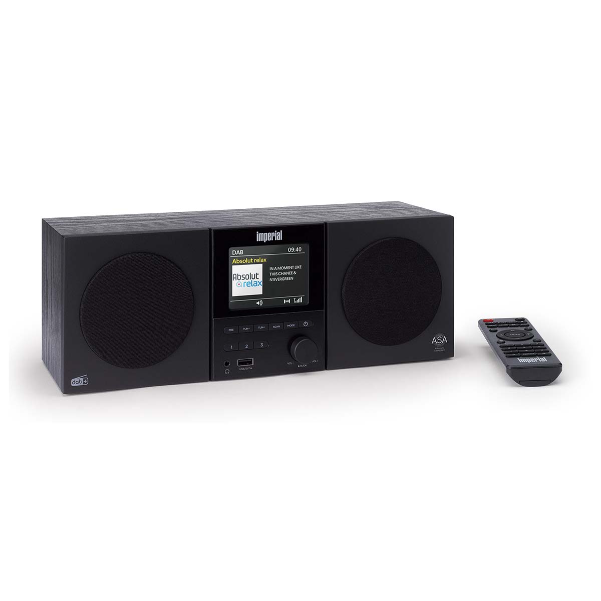 Imperial DABMAN-220BK DAB+ Radio - Zwart