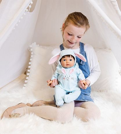 Tiny Treasures Puppenkleidung - Strampler m. Kaninchen