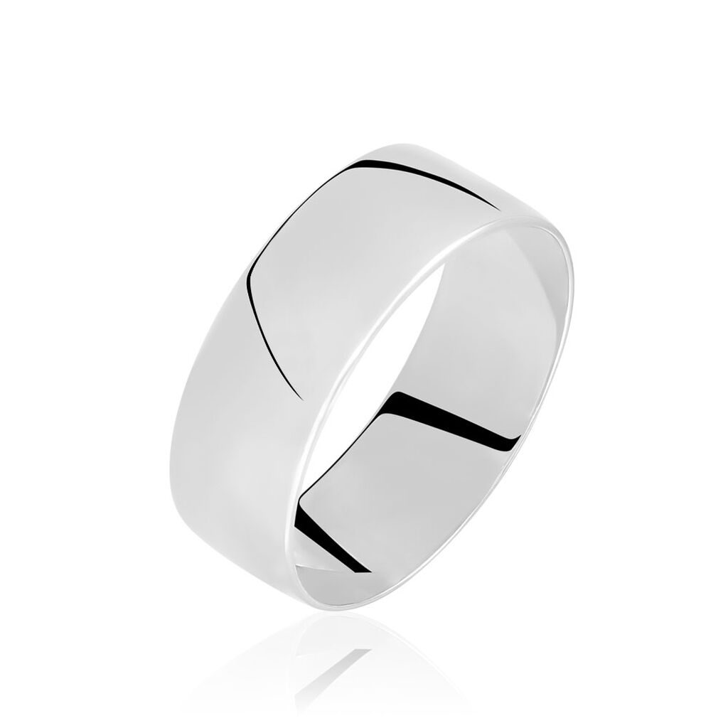 Alliance Julie Ruban Plat Or Blanc