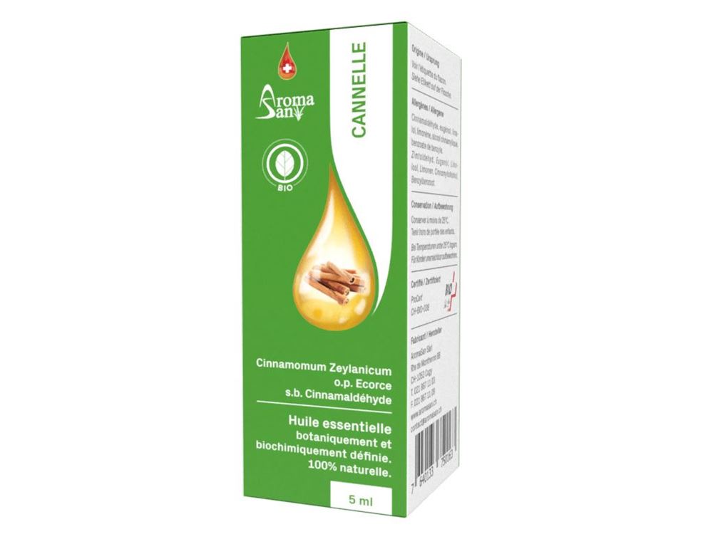 Aromasan Zimt Rinde Äth/Öl in Schachtel Bio 5 ml