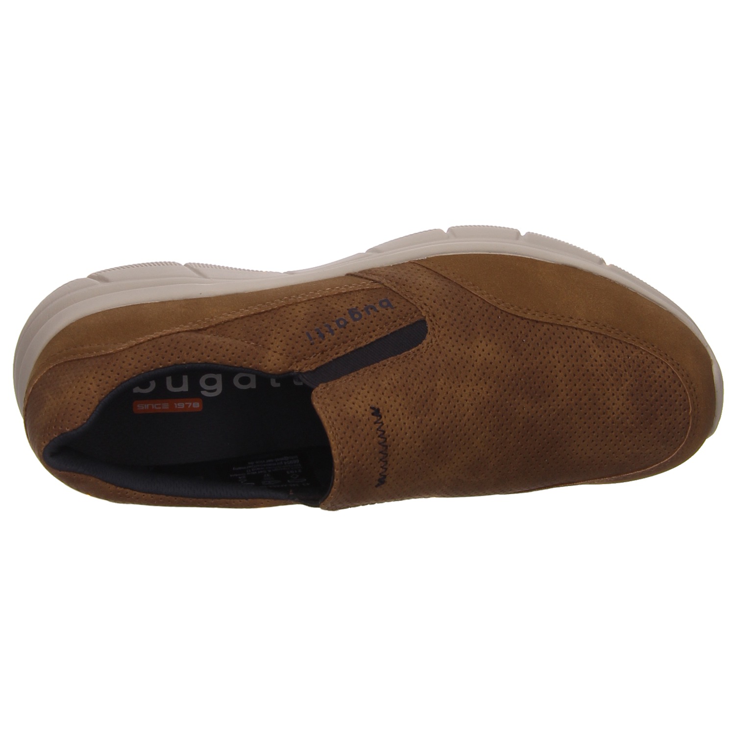 Bugatti Slipper cognac braun