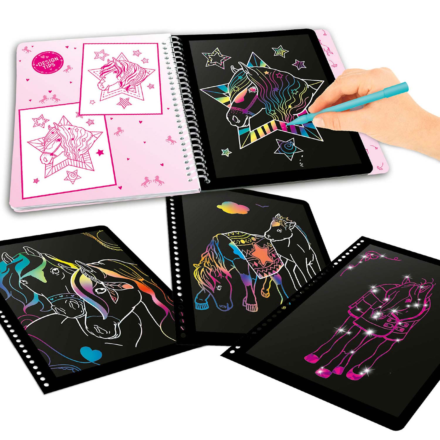 Miss Melody Magic Scratch Boek