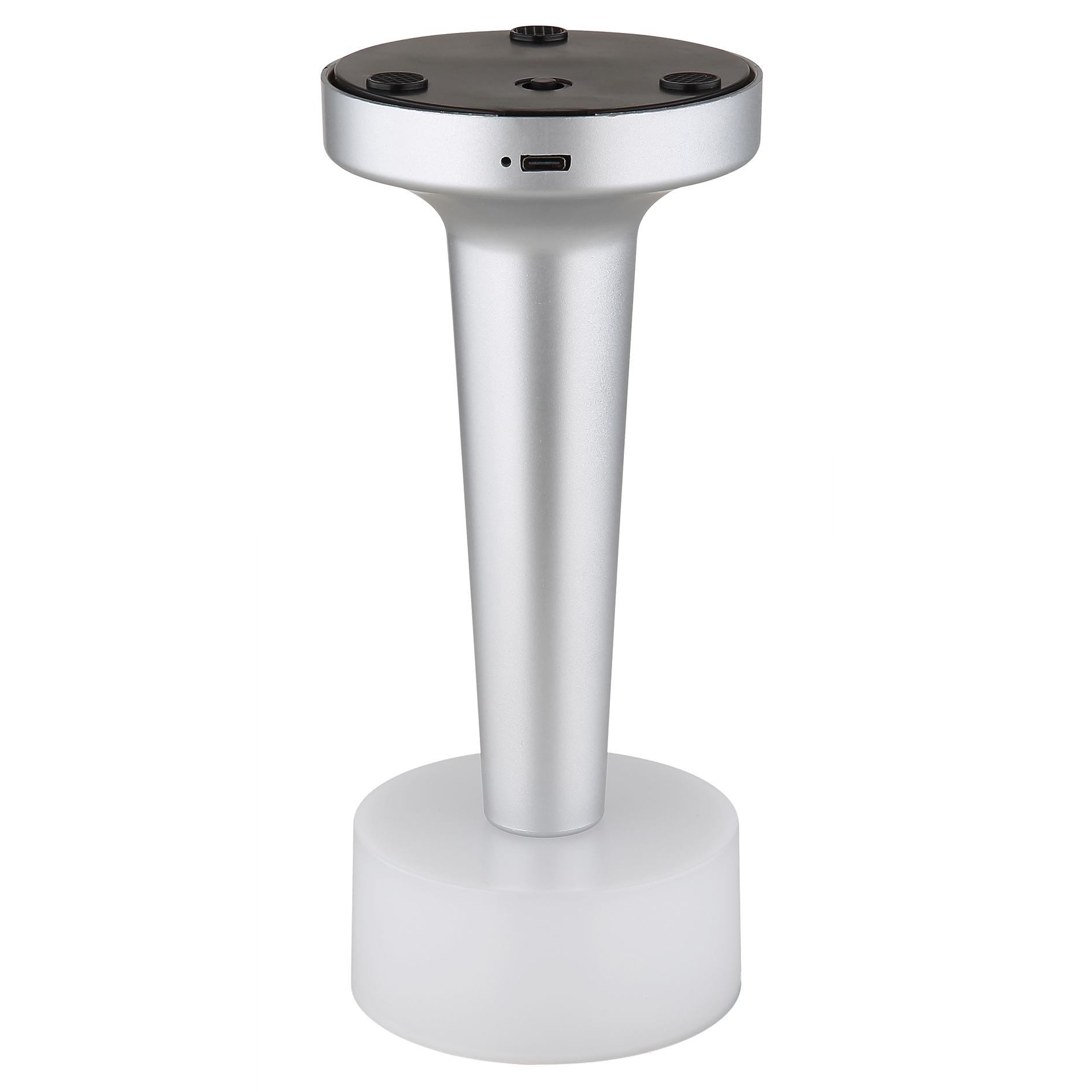 LED-Touch-Tischleuchte - silber-weiß - dimmbar