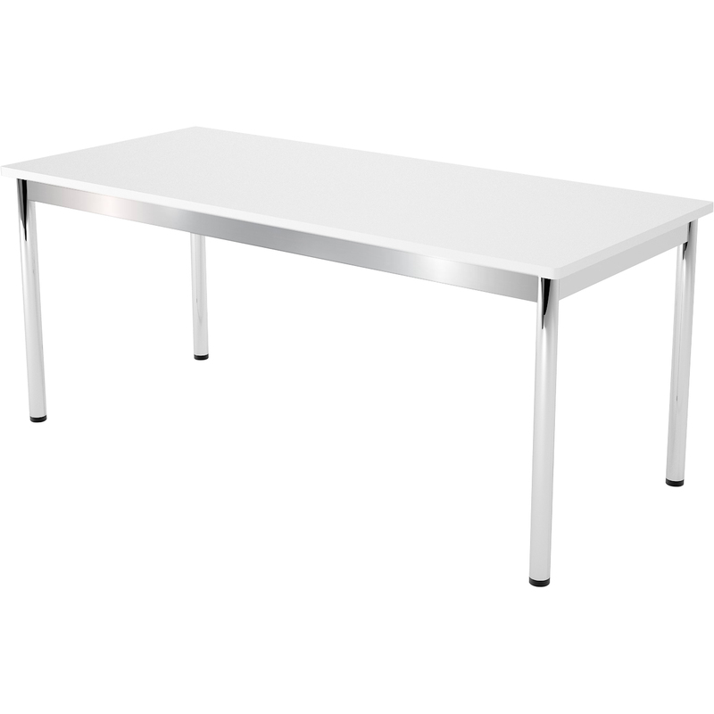 Schreibtisch VEROM, 160 x 80 cm, weiss