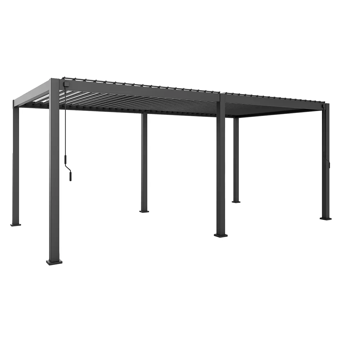 Pavillon Deluxe 600 x 300 cm anthrazit Anthrazit