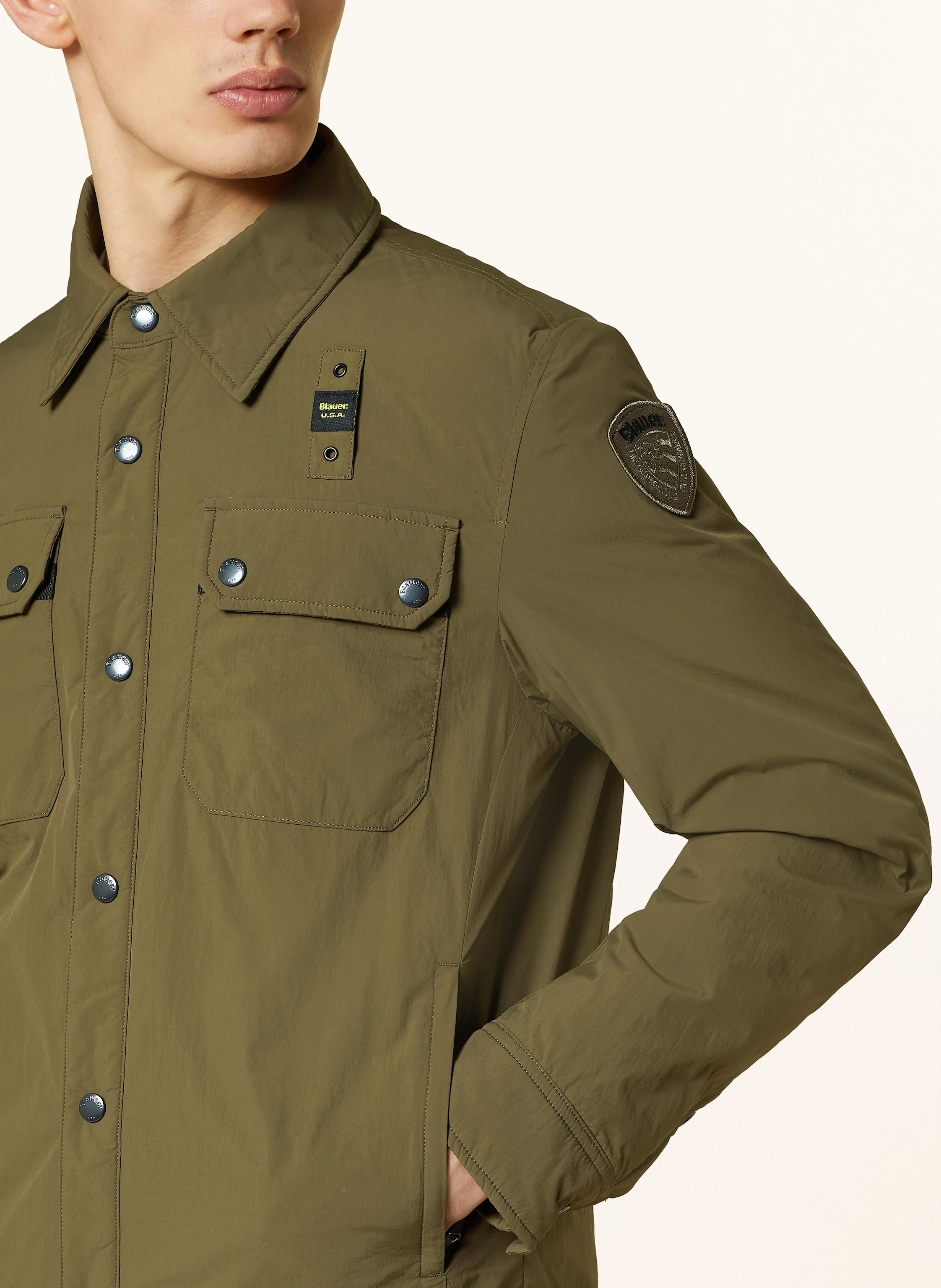 Blauer Overjacket EVANS