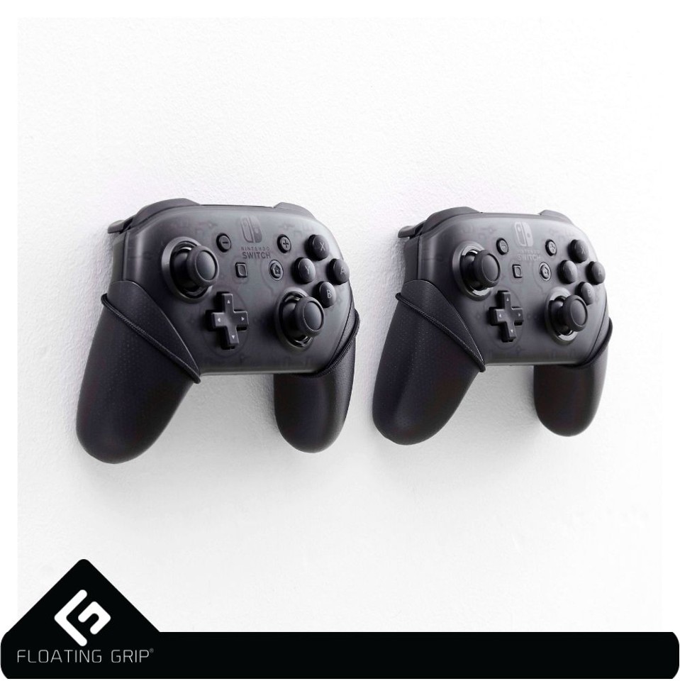 FLOATING GRIP® beslag til Nintendo Switch Pro Controllers, Sort