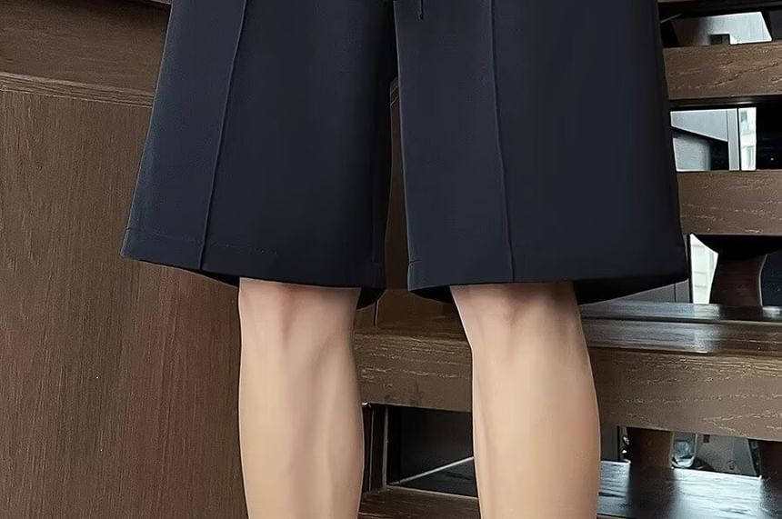 Zoslane - Mid Rise Plain Shorts