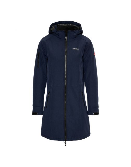 Nord Berg Padded Softshell Gitte Dames Navy - Vrijetijdskleding