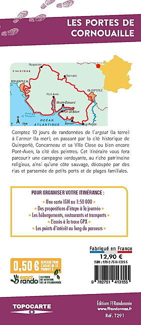 FFRP - TOPOCARTE LES PORTES DE CORNOUAILLE