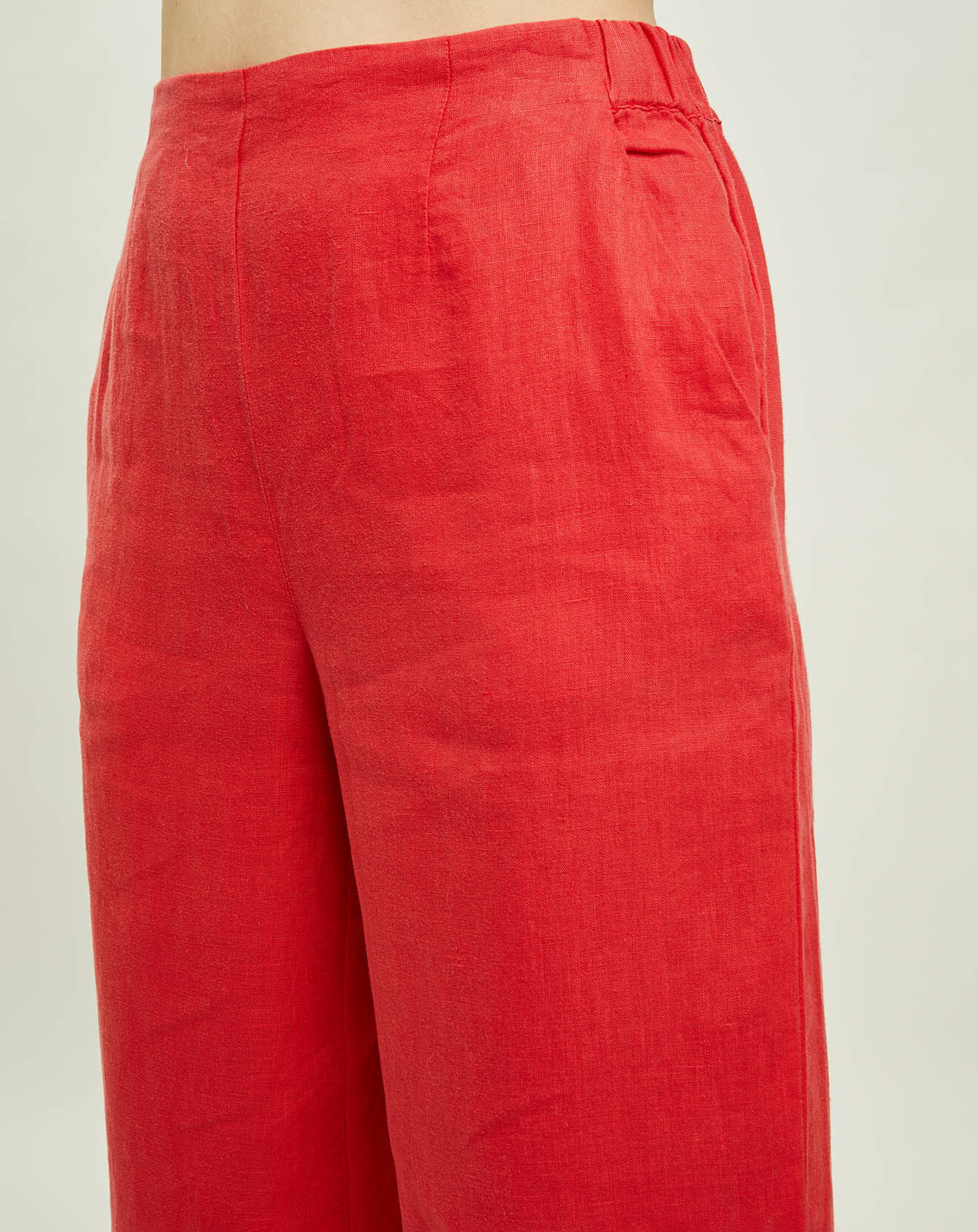 Harris Wilson Pantalon 100% Lin Lilord fraise